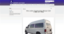 Desktop Screenshot of priorityvansales.com